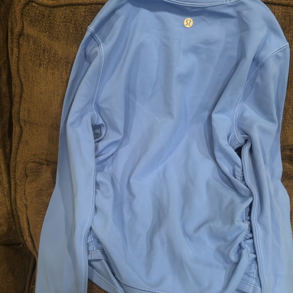 lululemon athletica Light Blue Long Sleeve Crewneck Top - Picture 5 of 6
